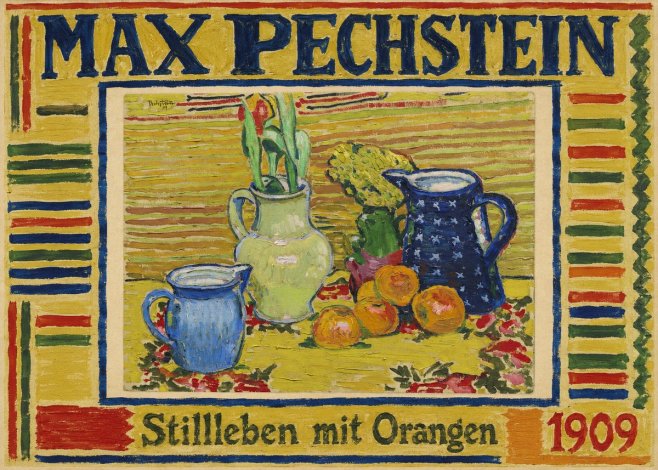 Max Pechstein Stillleben Mit Orangen No1 - Juliste