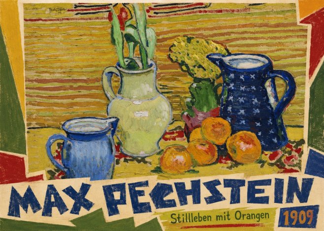 Max Pechstein Stillleben Mit Orangen No5 - Juliste
