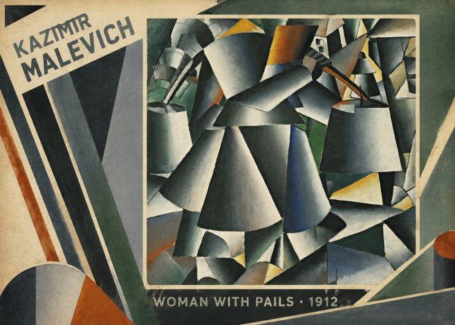 Kazimir Malevich Woman with Pails No2 - Juliste