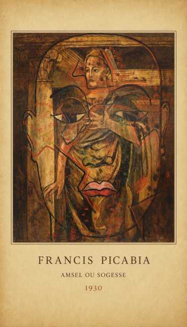 Francis Picabia Amsel Ou Sogesse No4 - Juliste