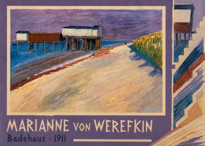 Marianne von Werefkin Badehaus No2 - Juliste