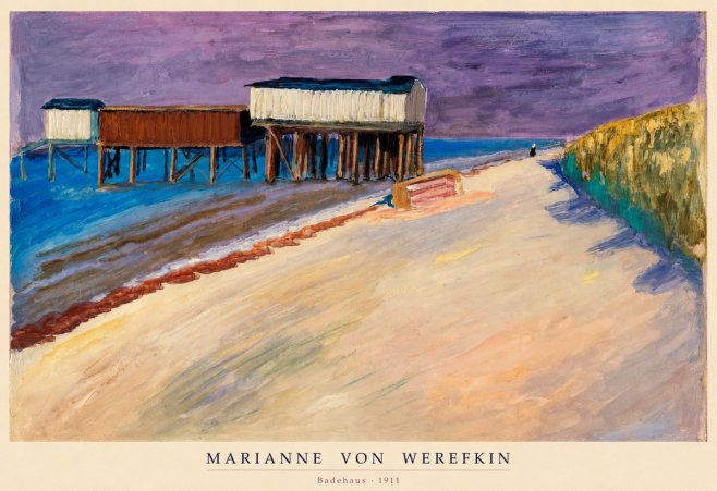 Marianne von Werefkin Badehaus No6 - Juliste
