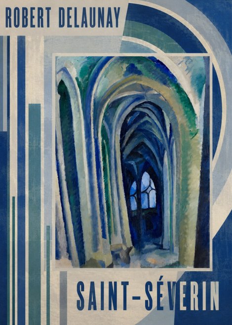 Robert Delaunay Saint-séverin No2 - Juliste