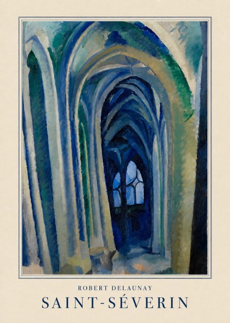 Robert Delaunay Saint-séverin No3 - Juliste