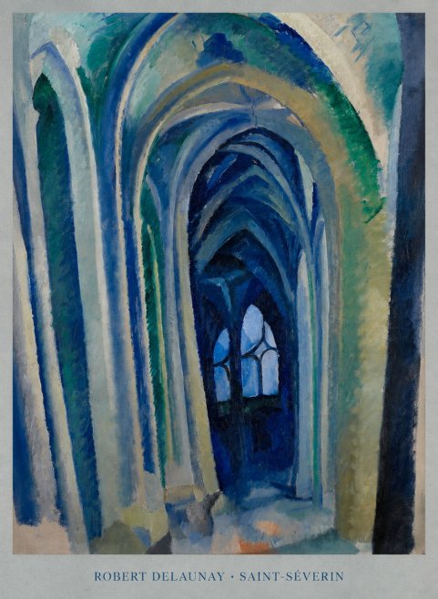 Robert Delaunay Saint-séverin No5 - Juliste