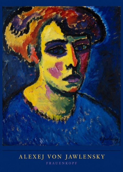 Alexej von Jawlensky Frauenkopf No6 - Juliste
