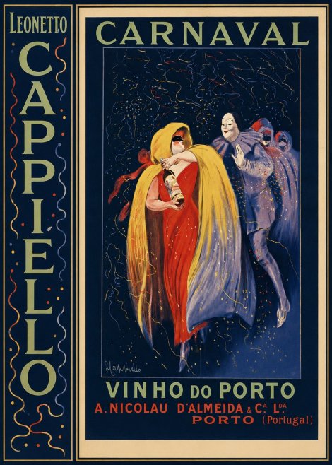 Leonetto Cappiello Carnaval - Vinho Do Porto No3 - Juliste