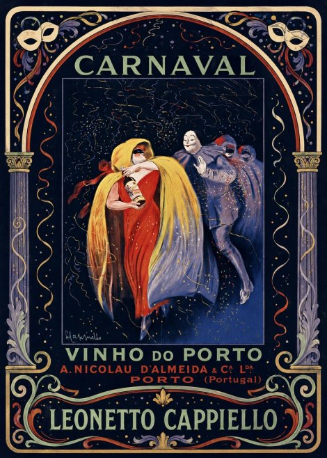 Leonetto Cappiello Carnaval - Vinho Do Porto No4 - Juliste