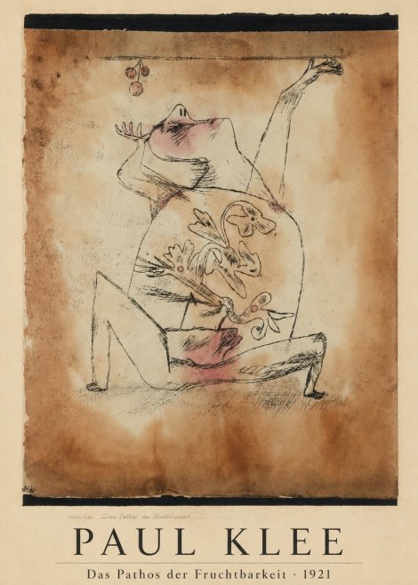 Paul Klee Das Pathos Der Fruchtbarkeit No1 - Juliste