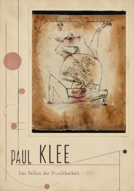 Paul Klee Das Pathos Der Fruchtbarkeit No2 - Juliste