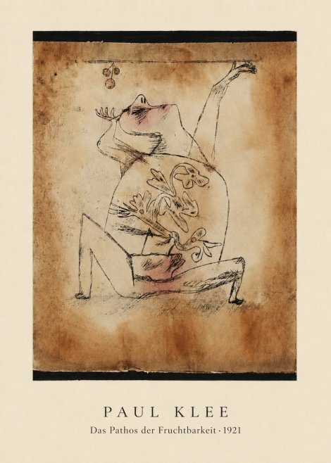 Paul Klee Das Pathos Der Fruchtbarkeit No6 - Juliste