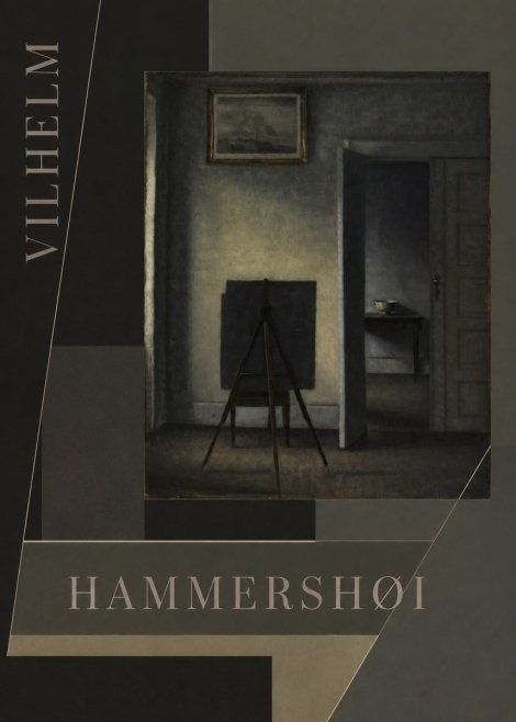 Vilhelm Hammershøi Interior with the Artist's Easel III No5 - Juliste