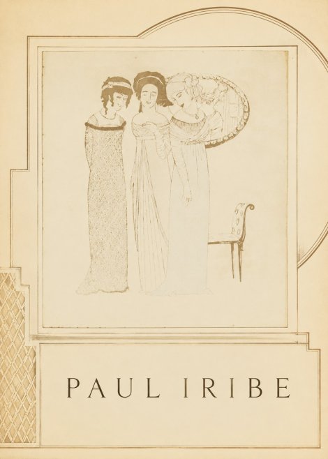 Paul Iribe Elegant Figures No3 - Juliste