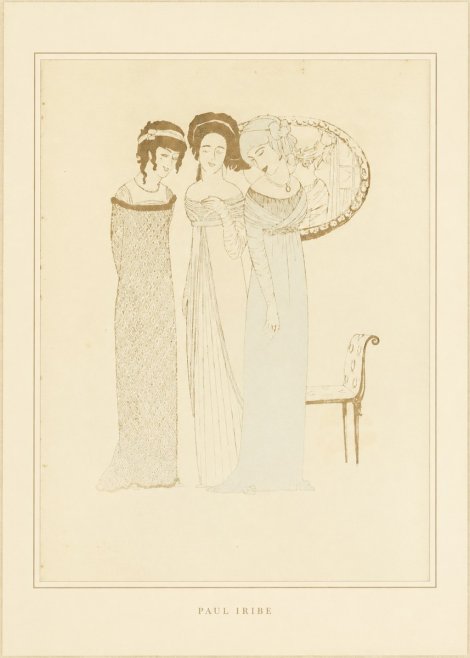 Paul Iribe Elegant Figures No4 - Juliste