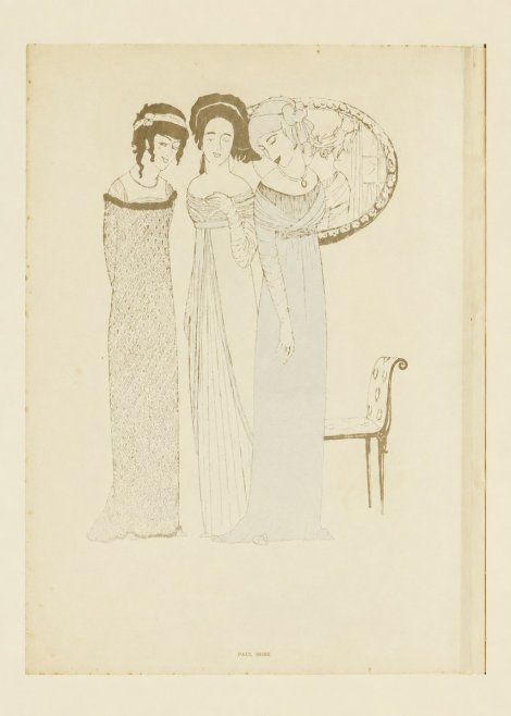 Paul Iribe Elegant Figures No5 - Juliste