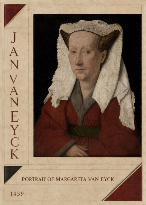 Jan van Eyck Portrait of Margareta Van Eyck No2 - Juliste