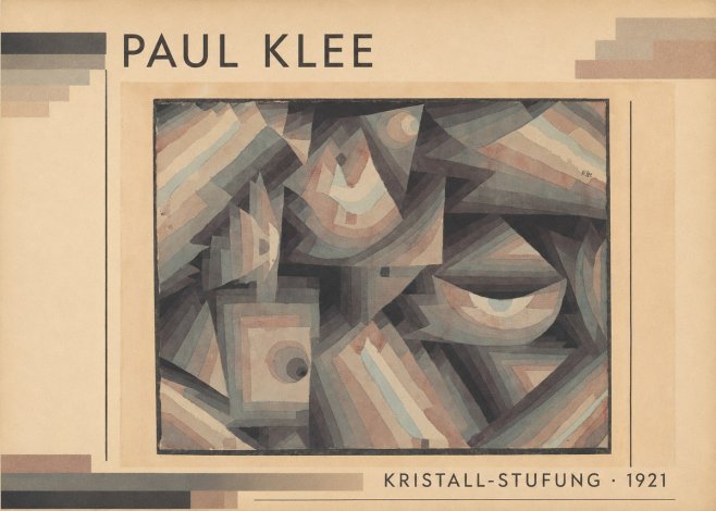 Paul Klee Kristall-stufung II No1 - Juliste