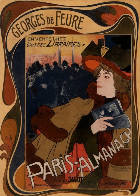 Georges de Feure Paris-almanach IV No2 - Juliste