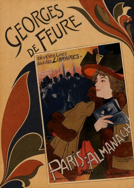 Georges de Feure Paris-almanach IV No3 - Juliste