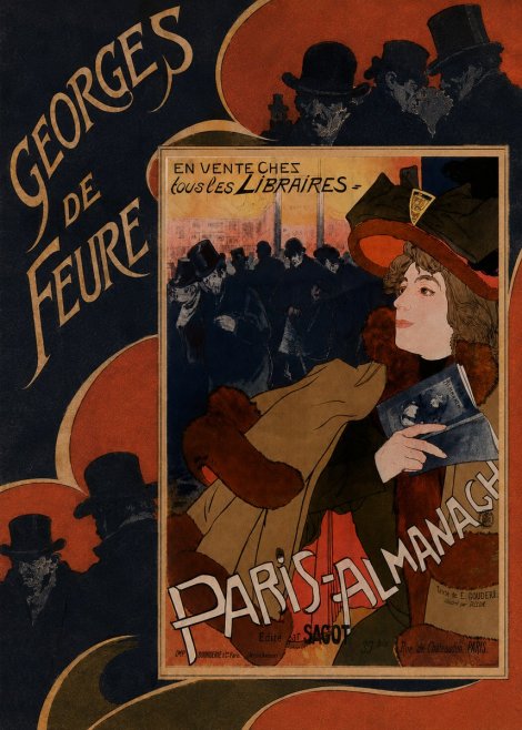 Georges de Feure Paris-almanach IV No5 - Juliste