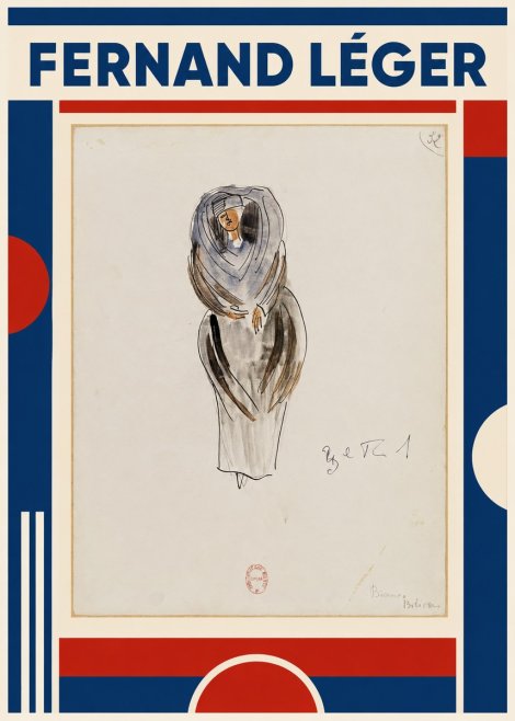Fernand Léger Costume Design III No1 - Juliste