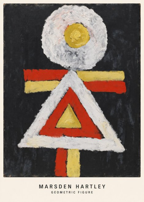 Marsden Hartley Geometric Figure No6 - Juliste