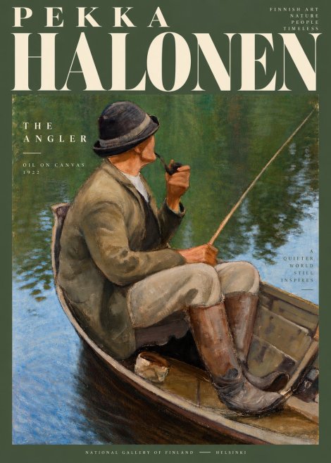 Pekka Halonen The Angler No2 - Juliste