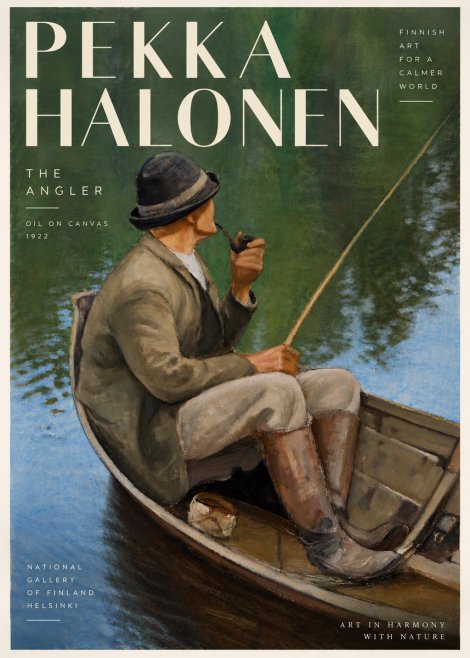 Pekka Halonen The Angler No4 - Juliste