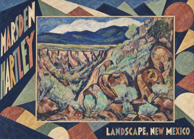 Marsden Hartley Landscape, New Mexico No4 - Juliste