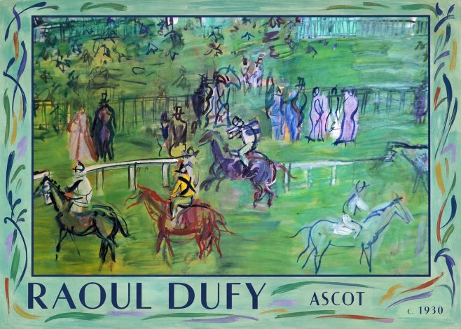 Raoul Dufy Ascot No1 - Juliste