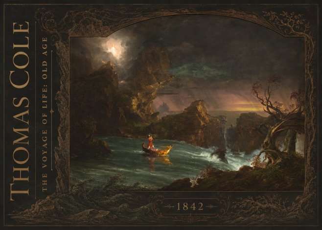 Thomas Cole The Voyage of Life: Old Age V No2 - Juliste