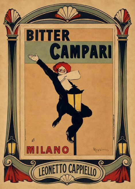 Leonetto Cappiello Bitter Campari II No4 - Juliste