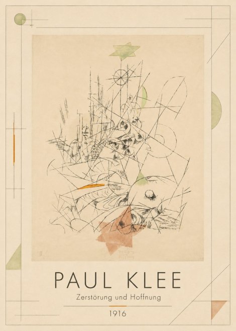 Paul Klee Zerstörung Und Hoffnung II No1 - Juliste
