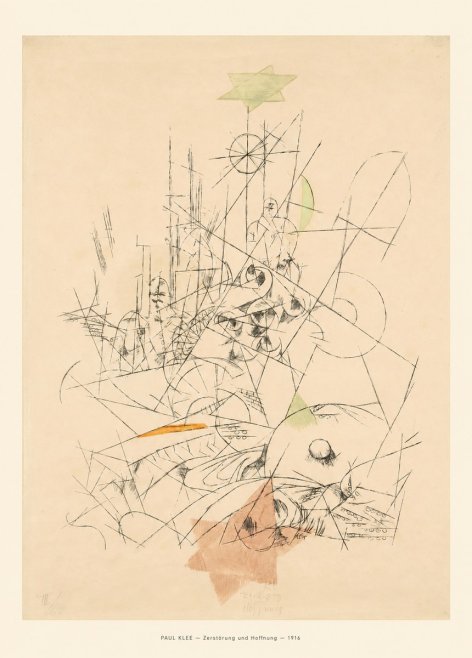 Paul Klee Zerstörung Und Hoffnung II No6 - Juliste