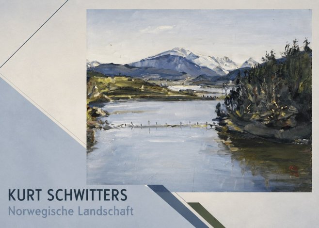 Kurt Schwitters Norwegische Landschaft No3 - Juliste