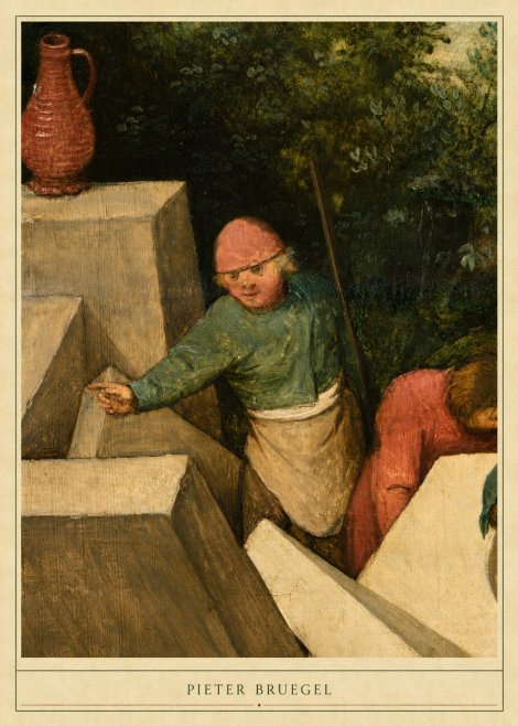 Pieter Bruegel The Tower of Babel XIX No5 - Juliste
