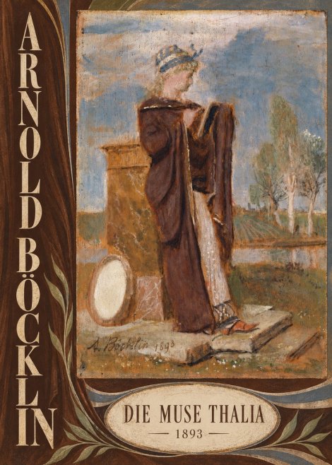 Arnold Böcklin Die Muse Thalia I No6 - Juliste
