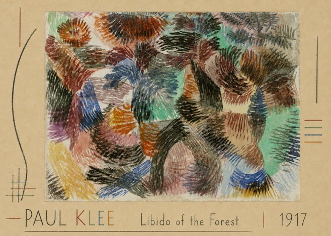 Paul Klee Libido of the Forest No2 - Juliste