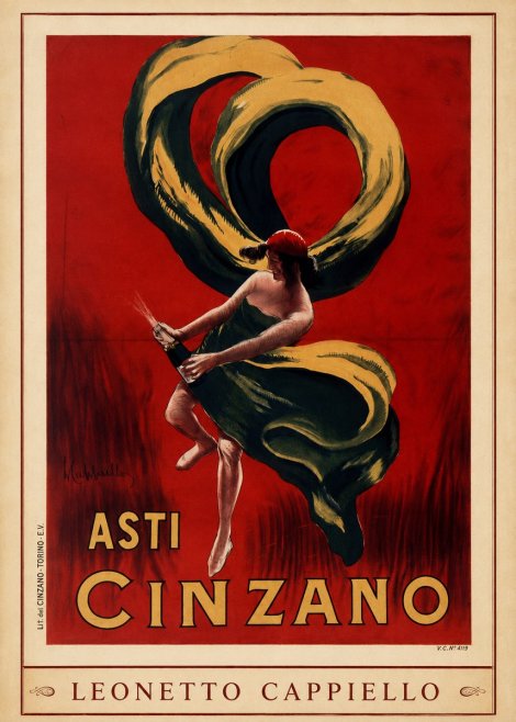 Leonetto Cappiello Asti Cinzano II No1 - Juliste