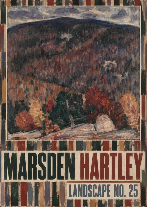 Marsden Hartley Landscape No. 25 No4 - Juliste