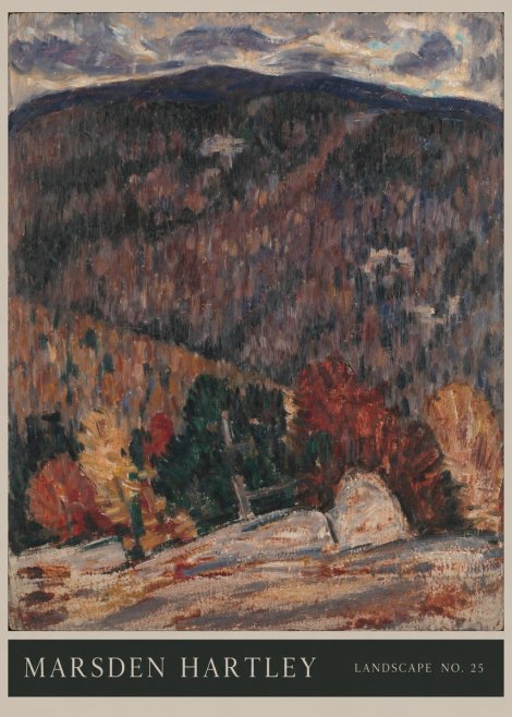 Marsden Hartley Landscape No. 25 No6 - Juliste