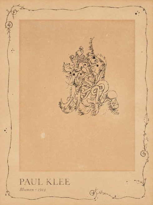 Paul Klee Blumen II No3 - Juliste