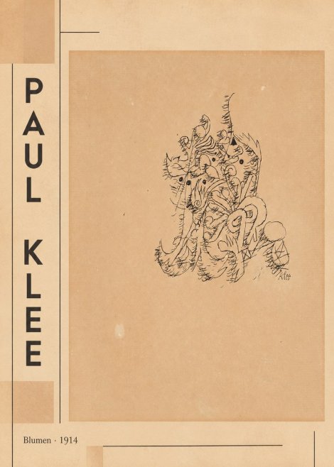 Paul Klee Blumen II No4 - Juliste