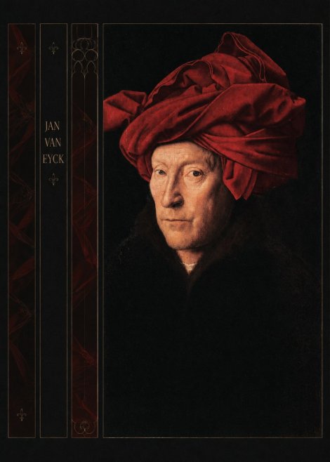 Jan van Eyck Portrait of a Man in a Turban No5 - Juliste