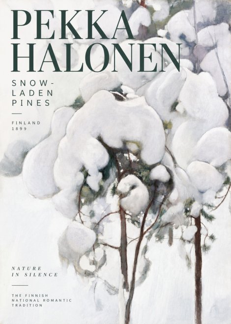 Pekka Halonen Snow-laden Pines No2 - Juliste