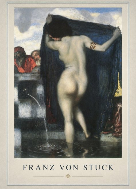 Franz von Stuck Susanna and the Elders No2 - Juliste