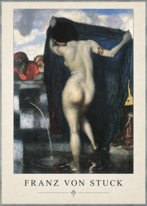 Franz von Stuck Susanna and the Elders No4 - Juliste