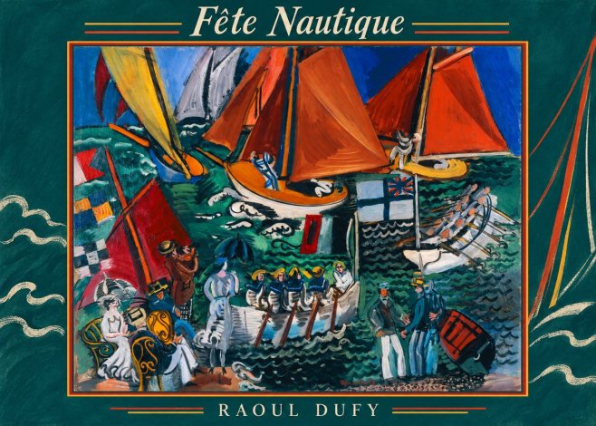 Raoul Dufy Fête Nautique No3 - Juliste