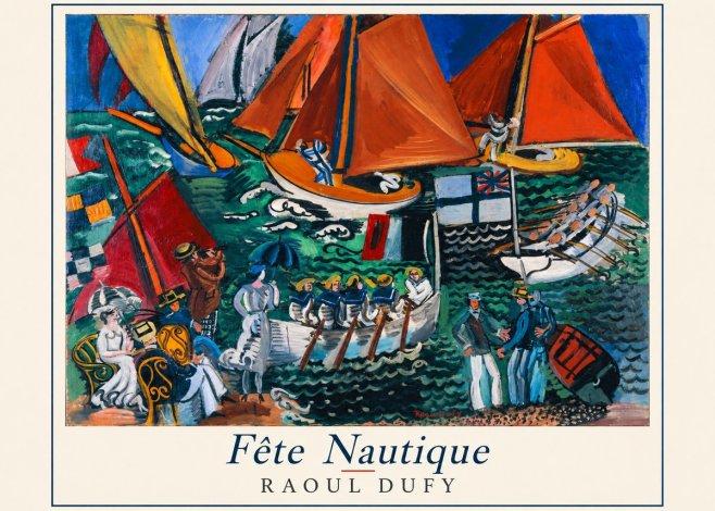Raoul Dufy Fête Nautique No4 - Juliste