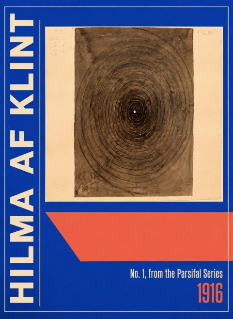 Hilma af Klint No. 1, from the Parsifal Series No2 - Juliste